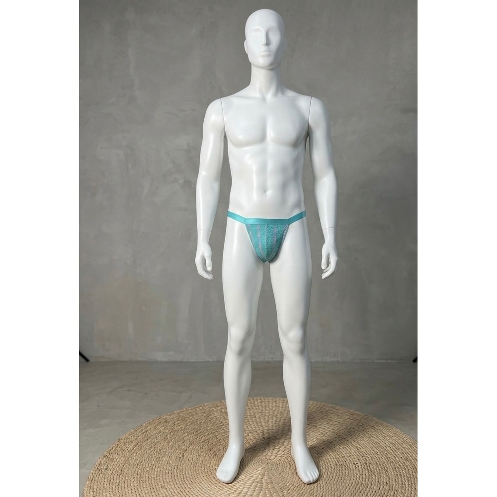 Cosabella Never Say Never Andaman Stripe Italian Lace Thong for Men M